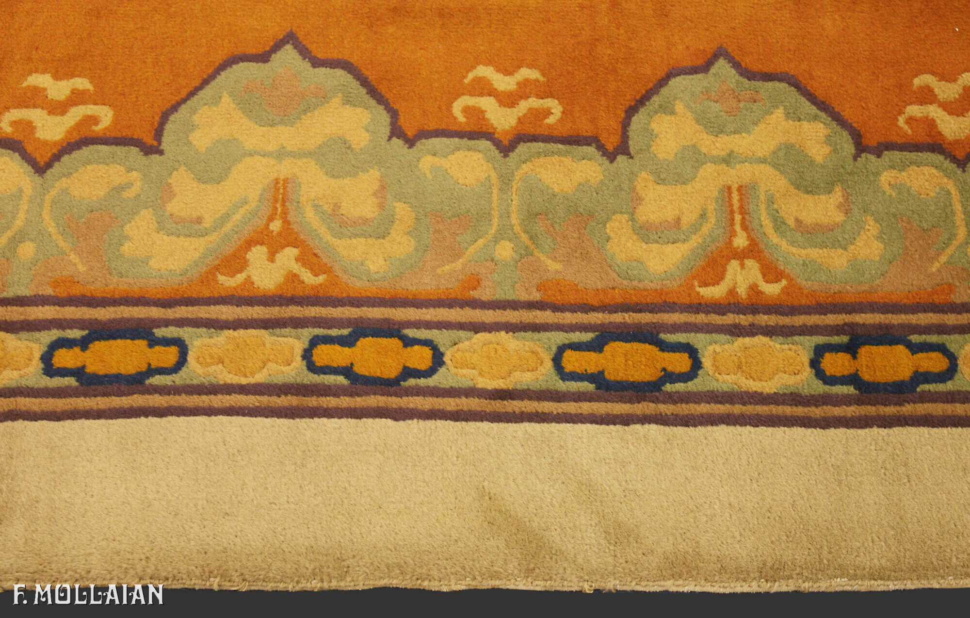 A Large Antique Peking Nichols Carpet (China) n°:62039162